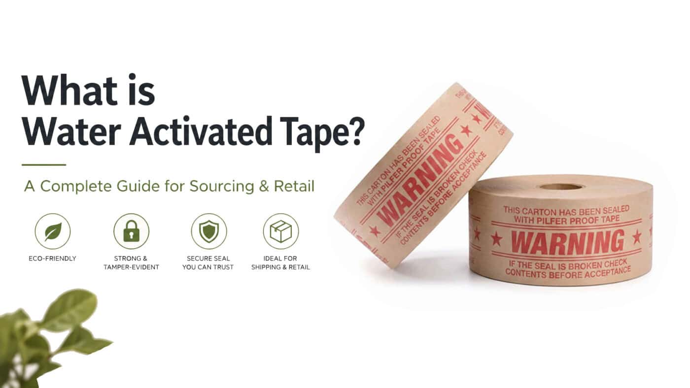 What is Water Activated Tape? A Complete Guide for Sourcing & Retail