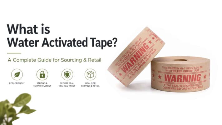 What is Water Activated Tape? A Complete Guide for Sourcing & Retail