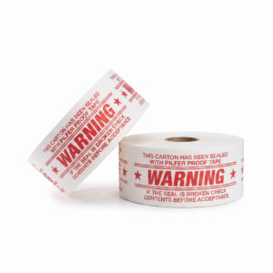 Tamper-evident warning Printed Reinforced Water-Activated Tape