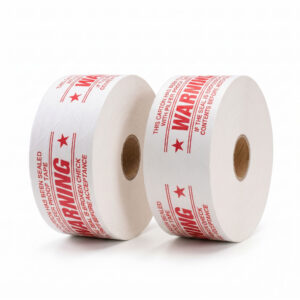Tamper-evident warning Printed Reinforced Water-Activated Tape