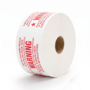 Tamper-evident warning Printed Reinforced Water-Activated Tape